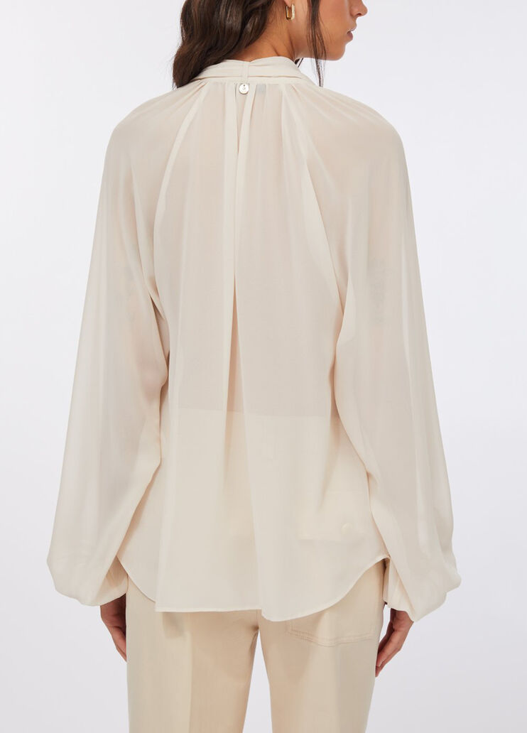 Blusa in georgette avorio Liu Jo - medium