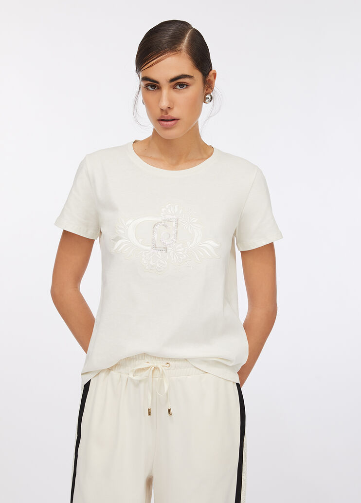 T-Shirt Liu Jo Better Weiß/Blumen Liu Jo - large image number 0