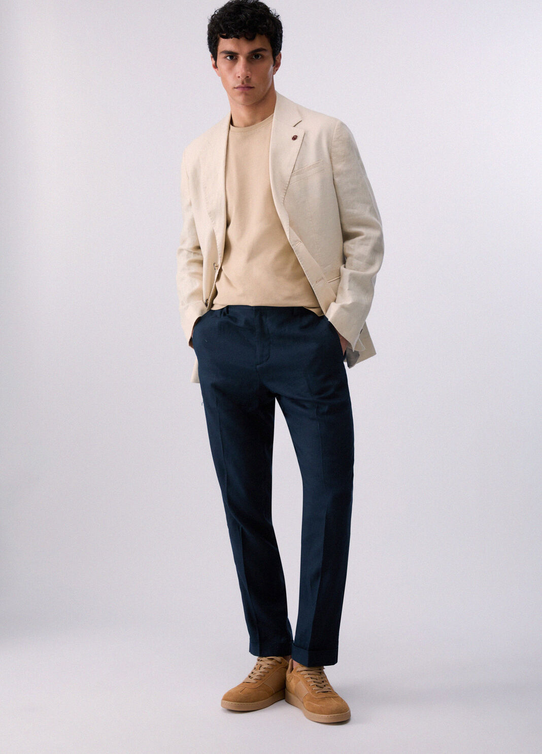 Hose aus 100&nbsp;% Leinen Blau Liu Jo - large image number 5