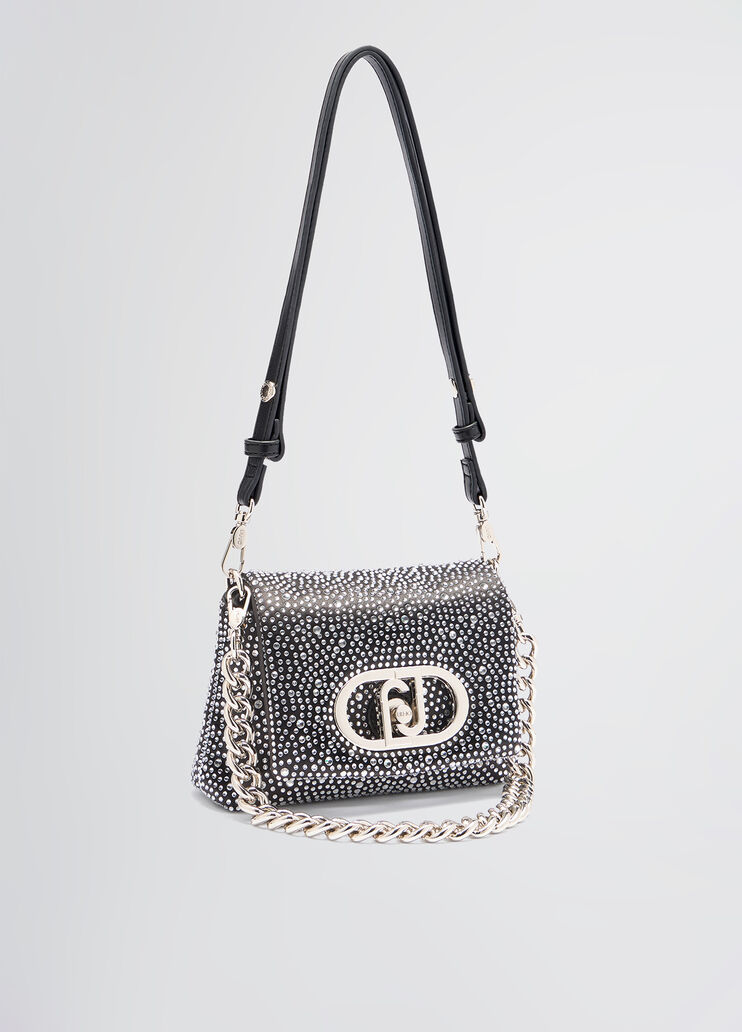 Small LaPuffy bag with rhinestones black Liu Jo - large image number 2