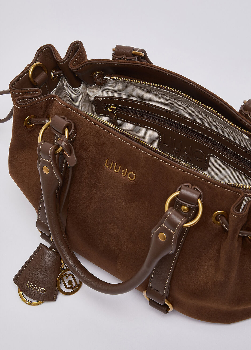 Petit Sac &agrave; Cordon tabac Liu Jo - large image number 6