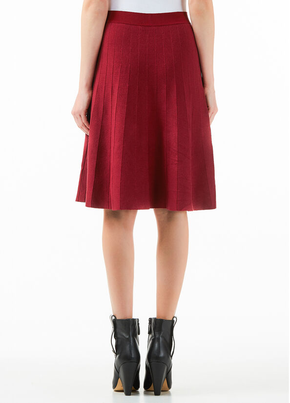 Knit midiskirt Amaranth red Liu Jo - large image number 1