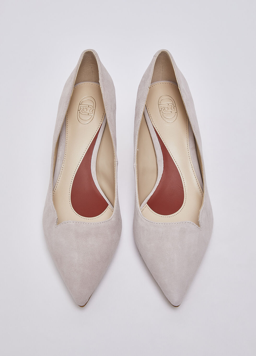 Pumps in suede with heel low pink Liu Jo - large image number 3
