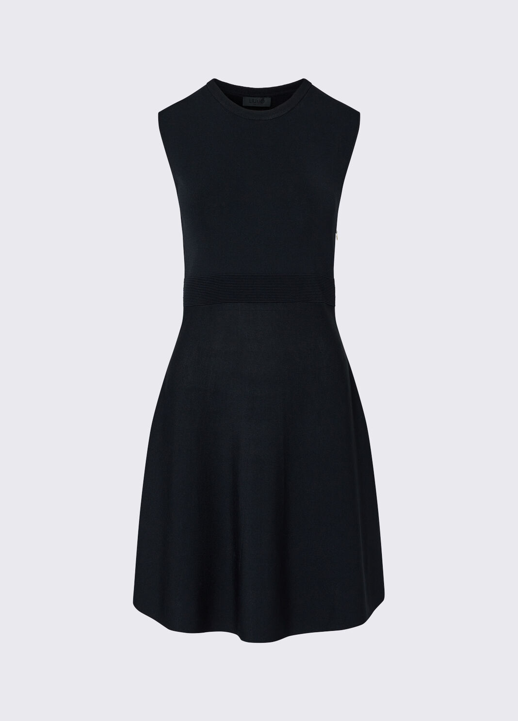 Vestido de punto con detalle de encaje negro Liu Jo - large image number 6