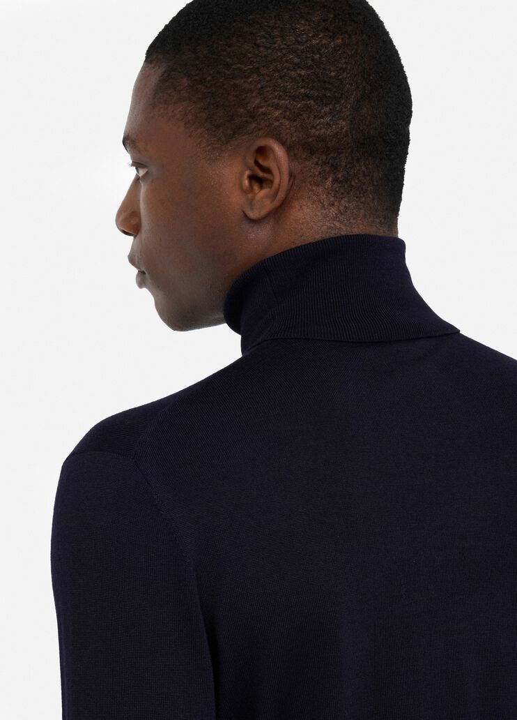 Rollkragenpullover aus Wolle Dunkelblau Liu Jo - large image number 3 Rollkragenpullover aus Wolle Dunkelblau Liu Jo - large image number 3