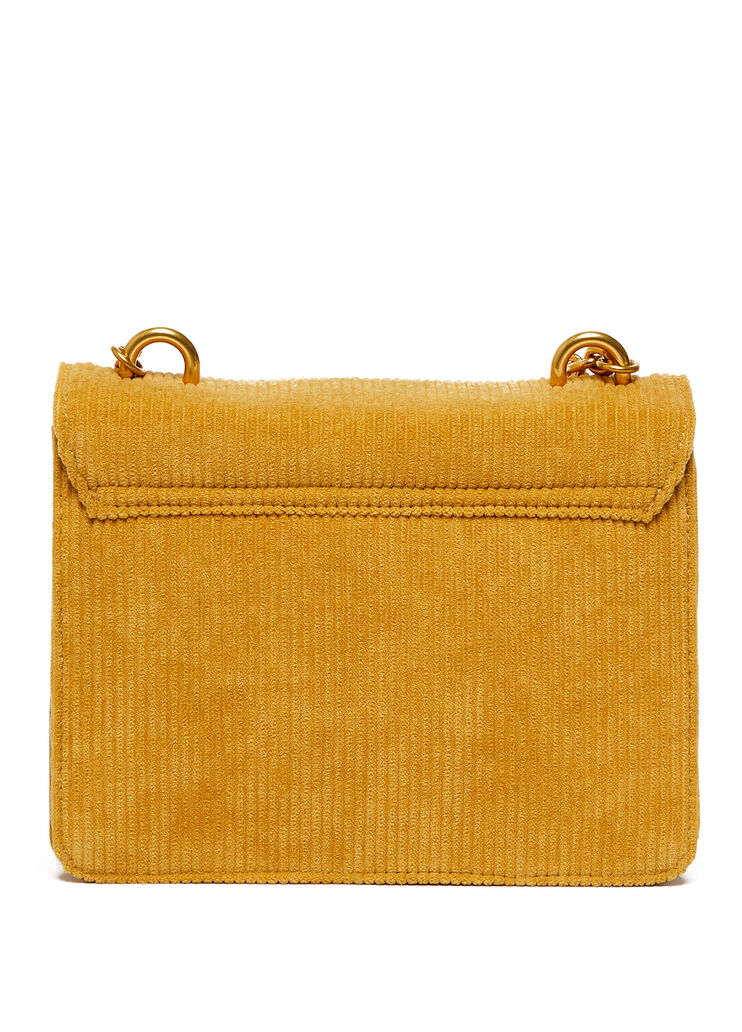 Velvet handbag with gemstones yellow Liu Jo - large image number 2