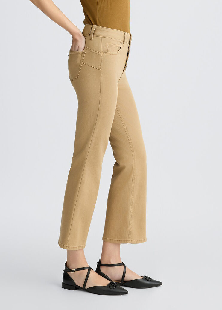 White high-rise bootcut trousers beige Liu Jo - medium White high-rise bootcut trousers beige Liu Jo - medium