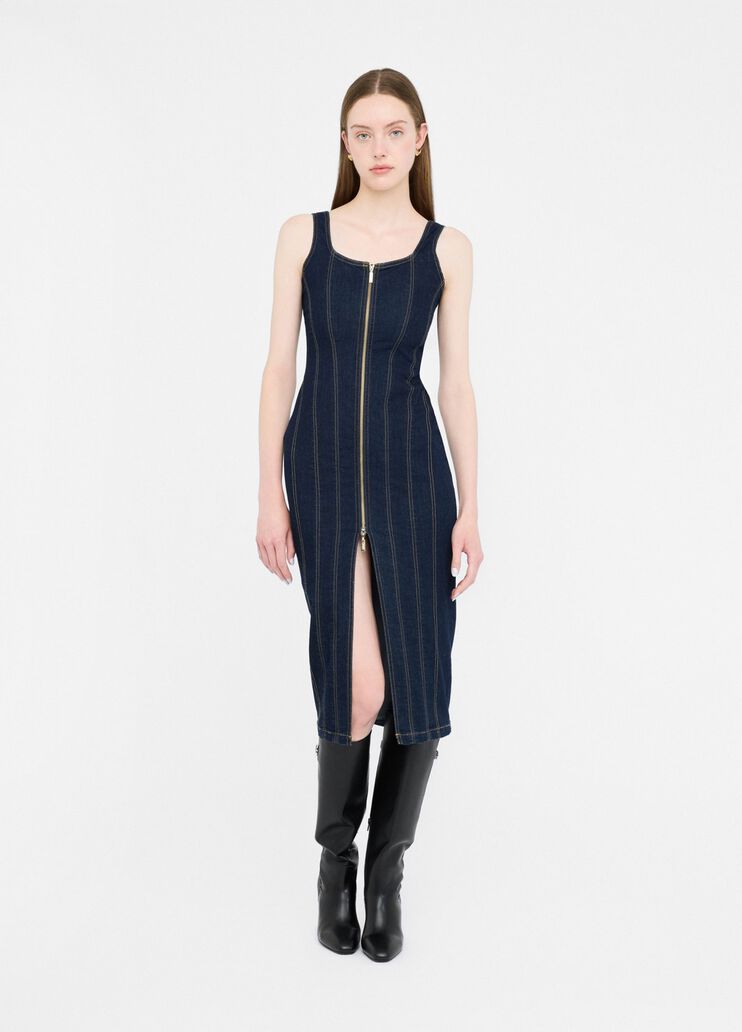 Abito midi in denim lavaggio classico Liu Jo - medium Abito midi in denim lavaggio classico Liu Jo - medium