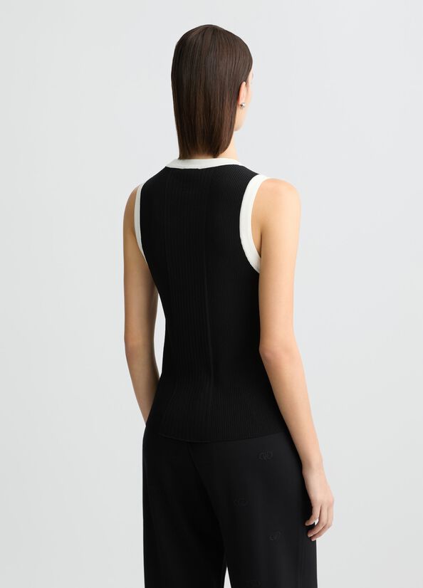 Stricktop Schwarz Liu Jo - large image number 1