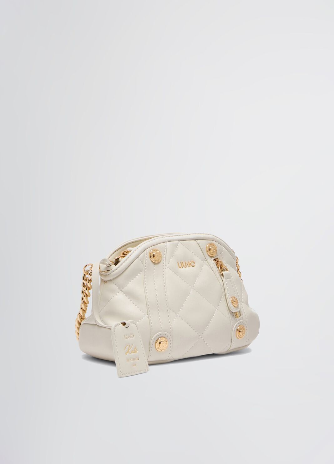 Quilted clutch bag cream Liu Jo - large image number 1