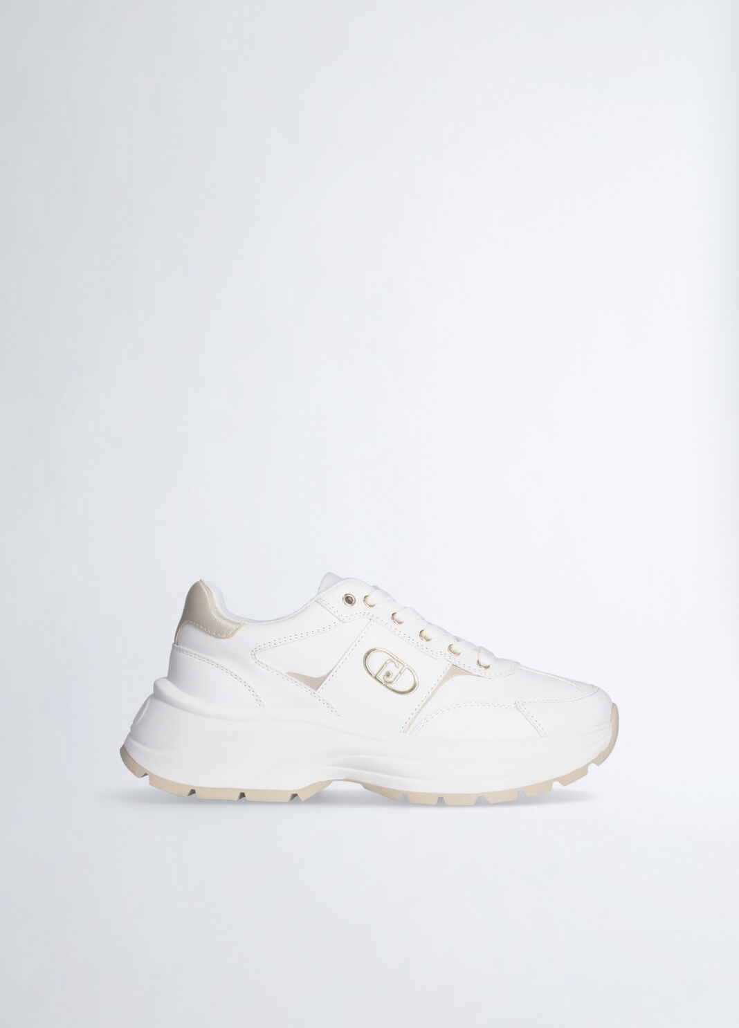 Sneakers in leather white Liu Jo - large image number 2