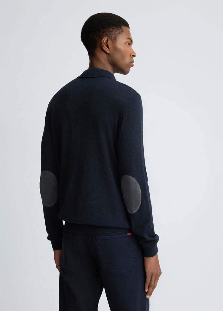 Blue wool-blend polo shirt dark blue Liu Jo - large image number 1 Blue wool-blend polo shirt dark blue Liu Jo - large image number 1