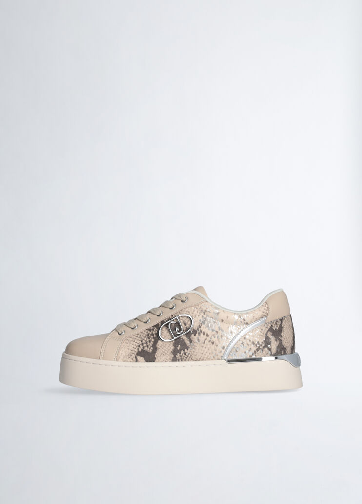 Python-print sneakers python-print beige Liu Jo - large image number 4 Python-print sneakers python-print beige Liu Jo - large image number 4