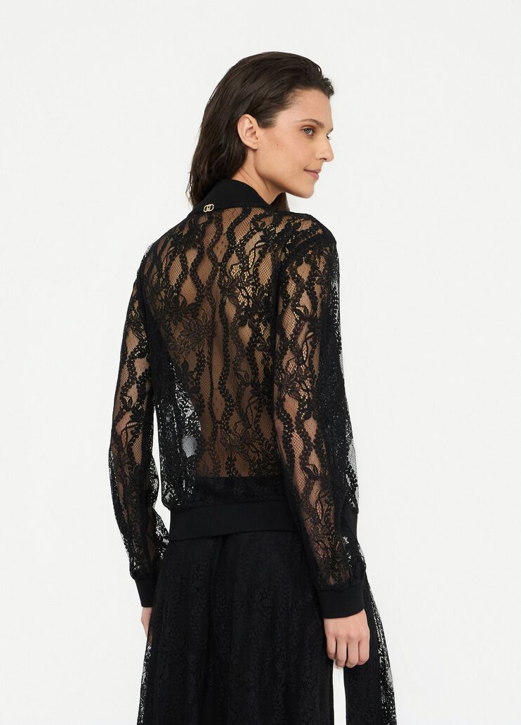Lace jacket black Liu Jo - large image number 1 Lace jacket black Liu Jo - large image number 1