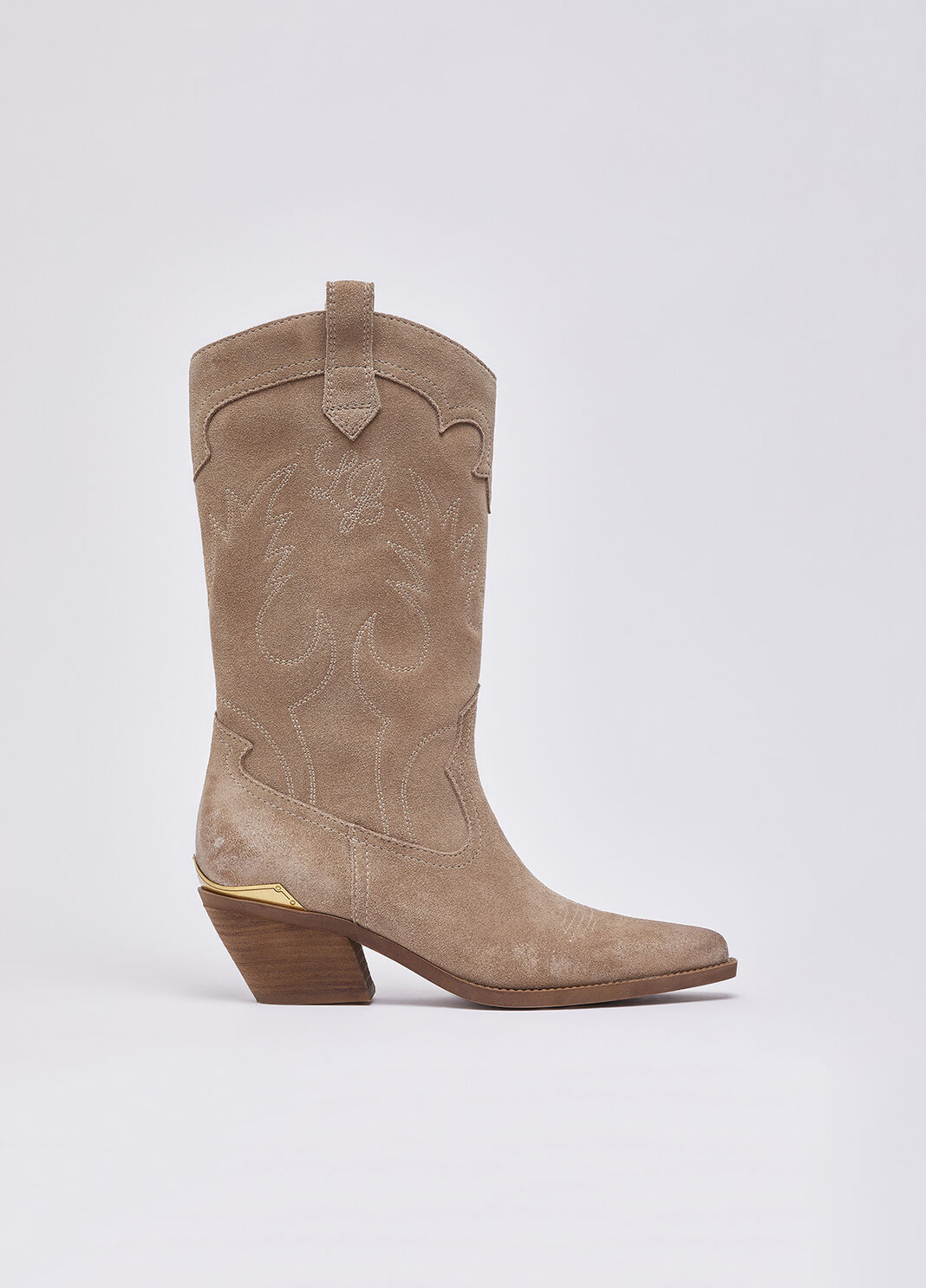 Suede cowboy boots havana Liu Jo - large image number 1