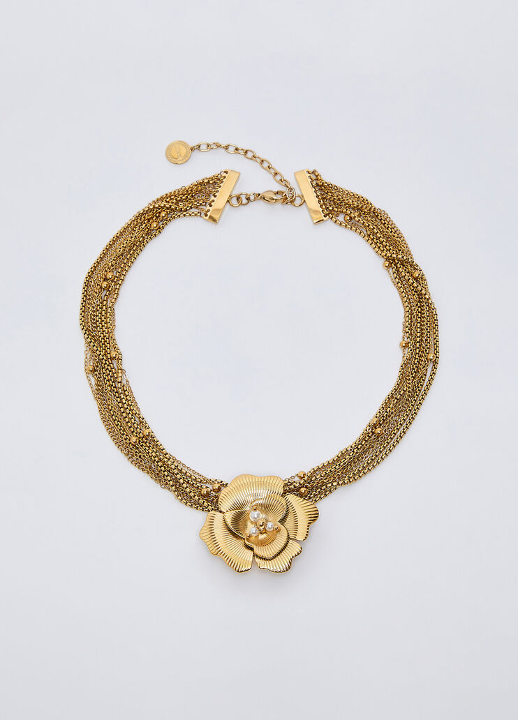 Goldene Blumenhalskette gold Liu Jo - medium