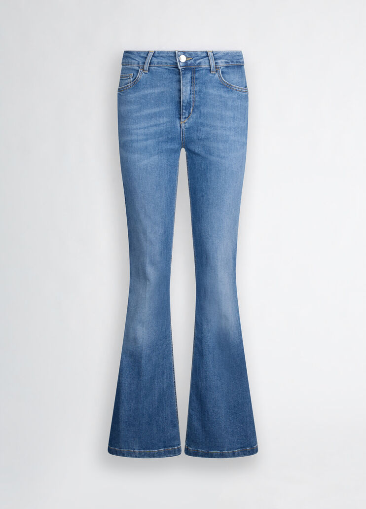 Blue bell-bottom jeans blue denim Liu Jo - large image number 6 Blue bell-bottom jeans blue denim Liu Jo - large image number 6
