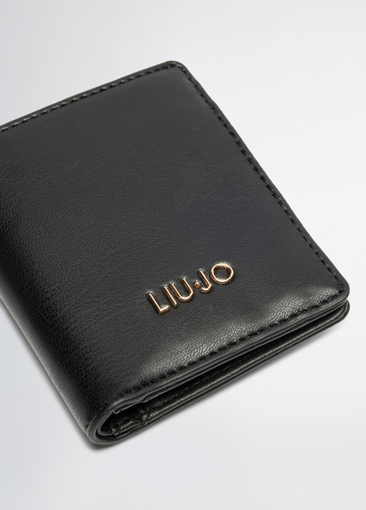 Zip card holder black Liu Jo - medium