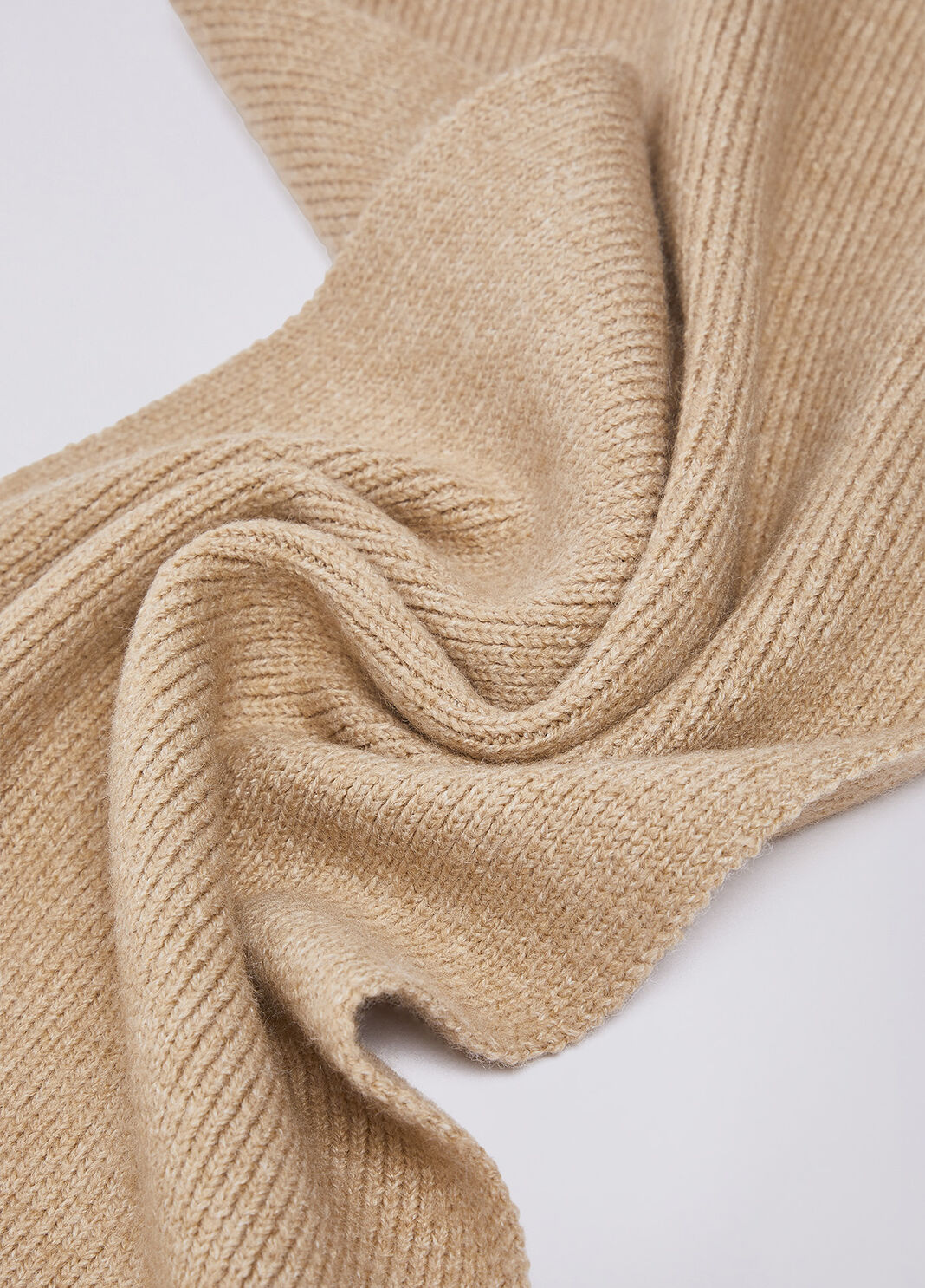 Bufanda jacquard con bordados joya camel Liu Jo - large image number 4