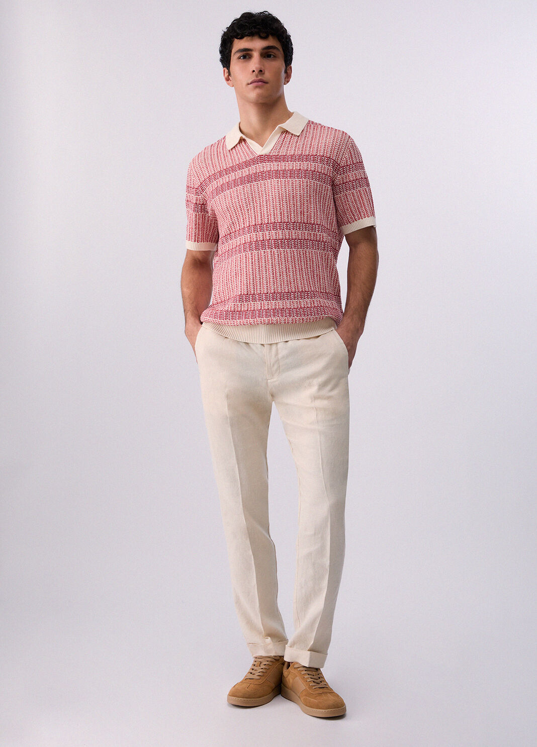 Pantal&oacute;n 100&nbsp;% lino blanco Liu Jo - large image number 5
