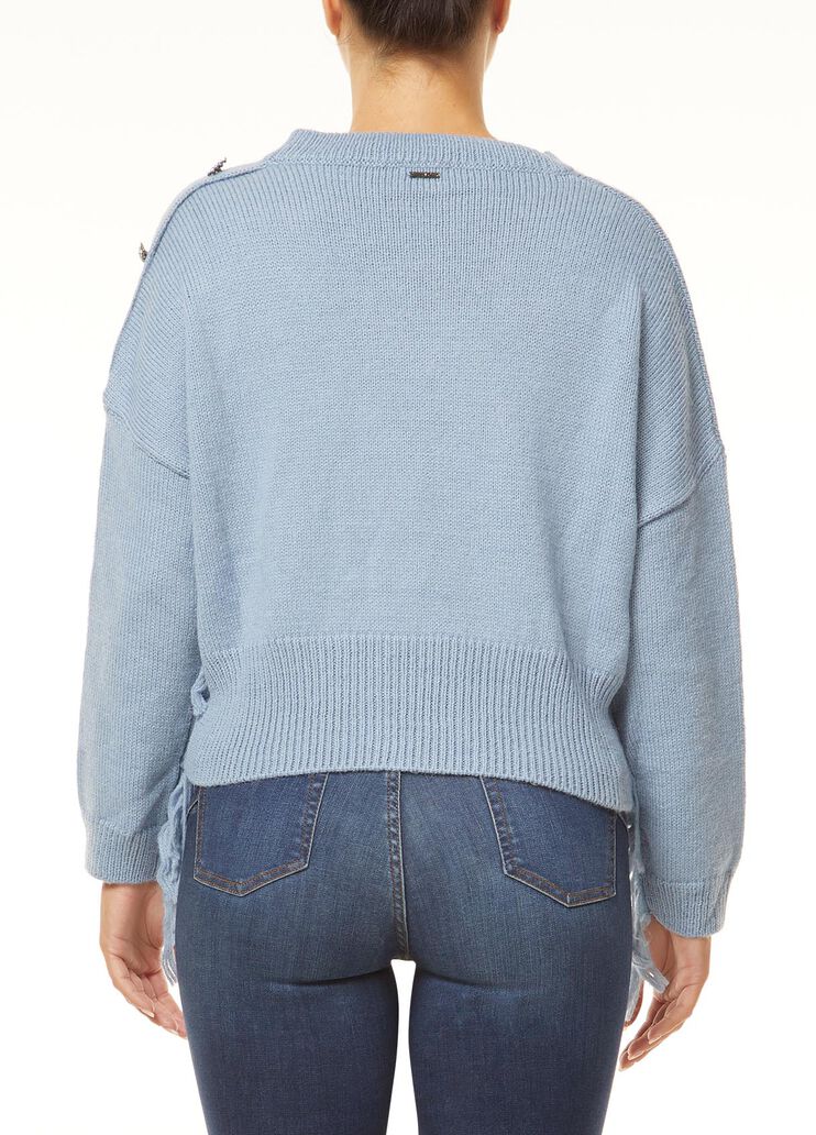 Pullover Mit Fransen