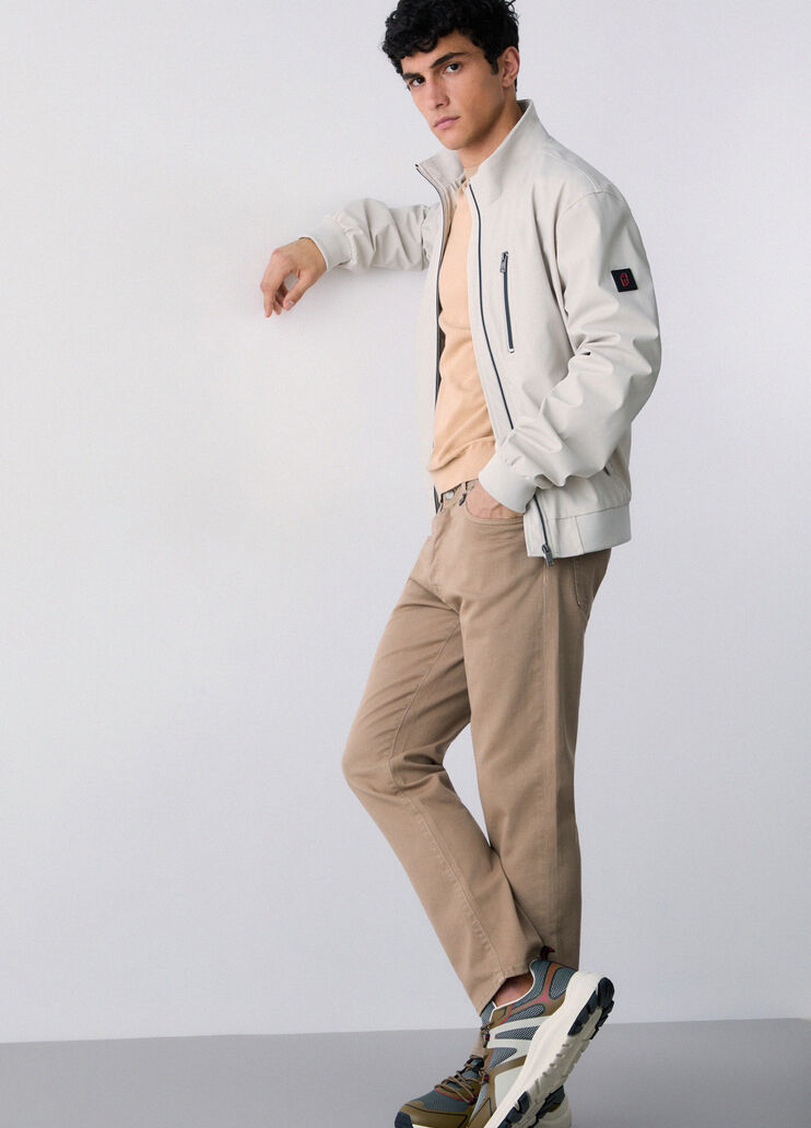 Giacca in tessuto tecnico grigio chiaro Liu Jo - medium