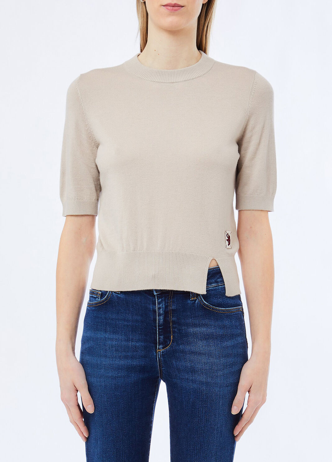 Top aus Wollmischung dunkelbeige Liu Jo - large image number 0