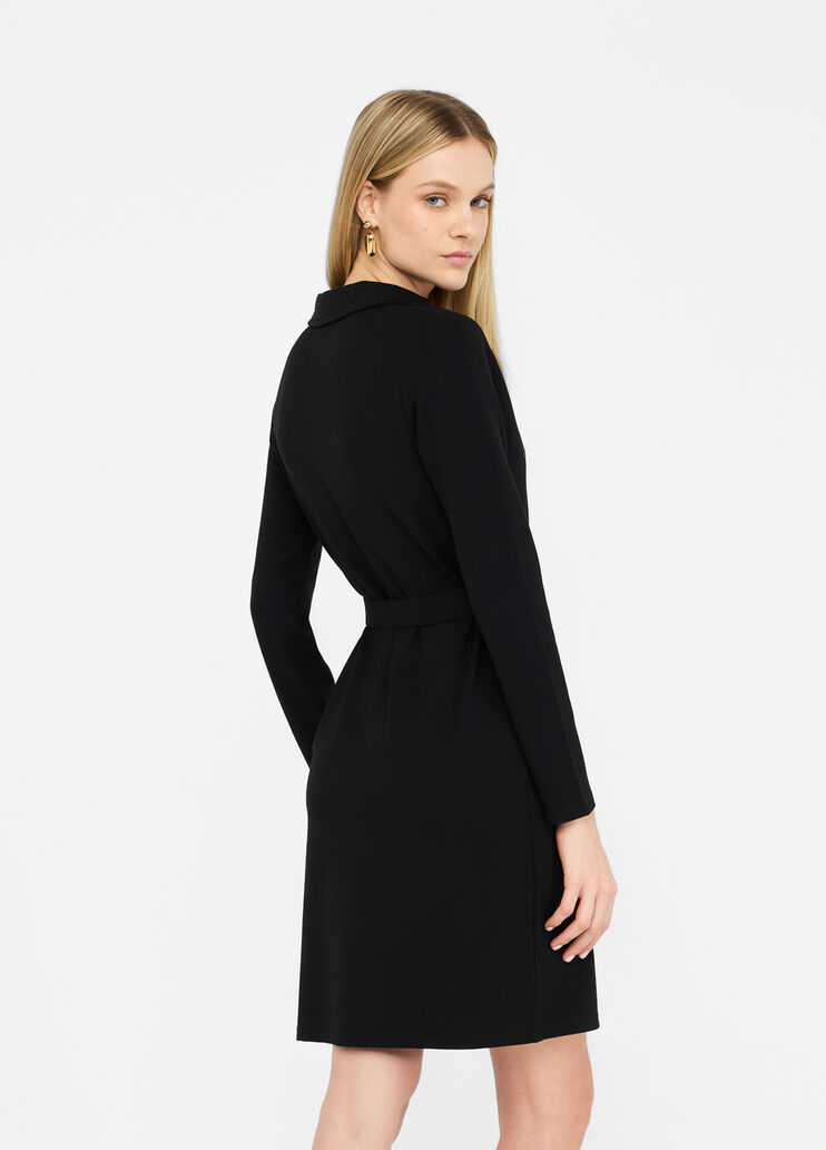 Short dress with belt black Liu Jo - large image number 1 Short dress with belt black Liu Jo - large image number 1