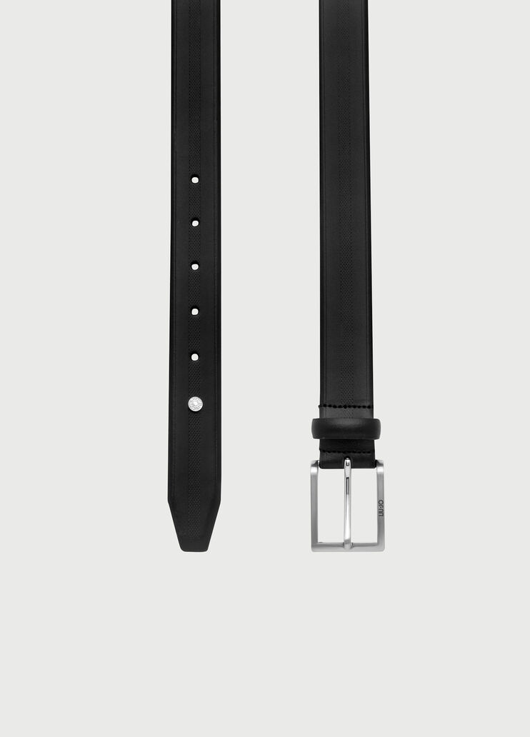 Hammered leather belt Black Liu Jo - large image number 0