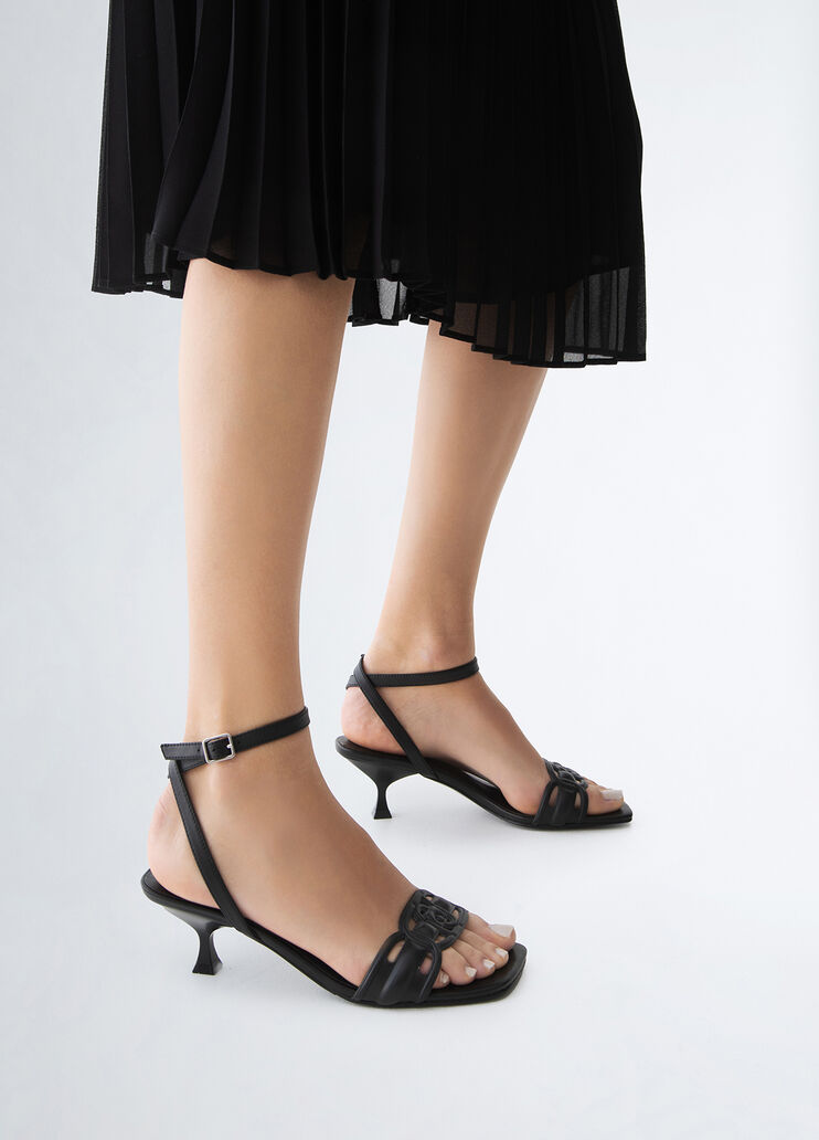Sandals with low heel black Liu Jo - medium Sandals with low heel black Liu Jo - medium