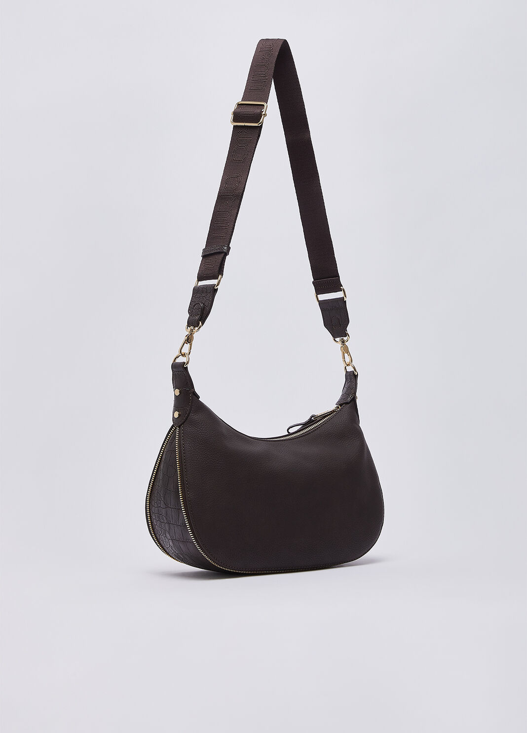 Sac hobo moyen marron fonc&eacute; Liu Jo - large image number 3