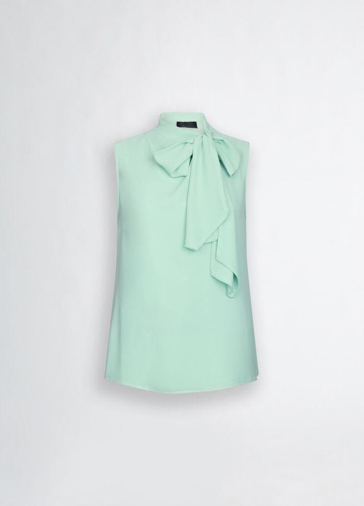 Top with scarf mint Liu Jo - large image number 6 Top with scarf mint Liu Jo - large image number 6