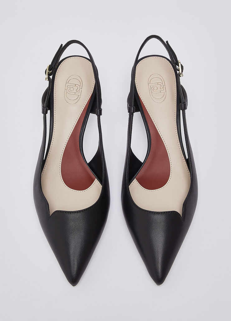 Nappa leather slingbacks black Liu Jo - medium
