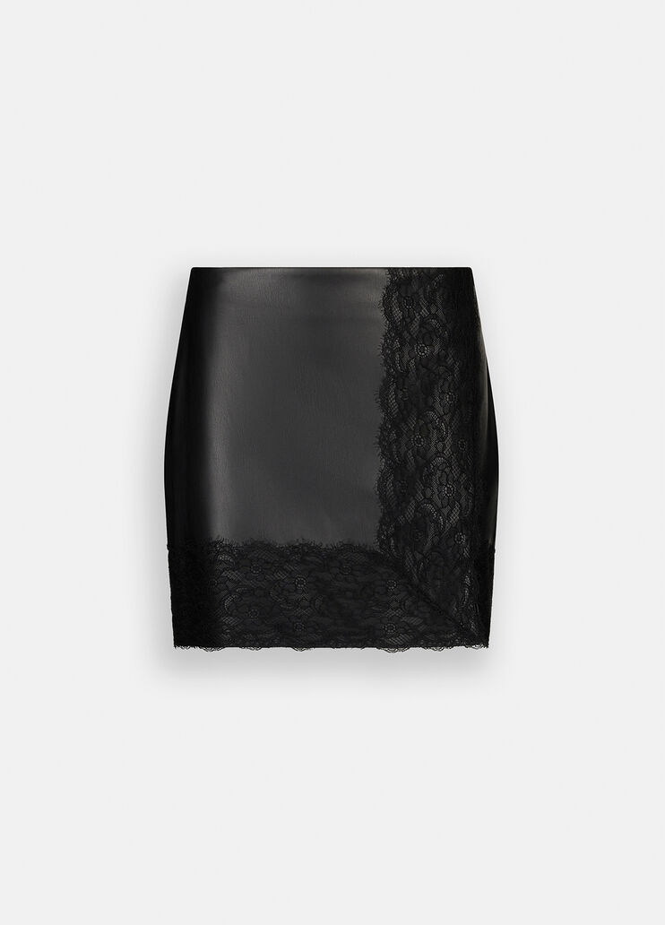 Miniskirt with lace black Liu Jo - large image number 6 Miniskirt with lace black Liu Jo - large image number 6