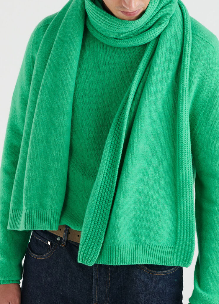 Wool blend scarf Green Liu Jo - large image number 0