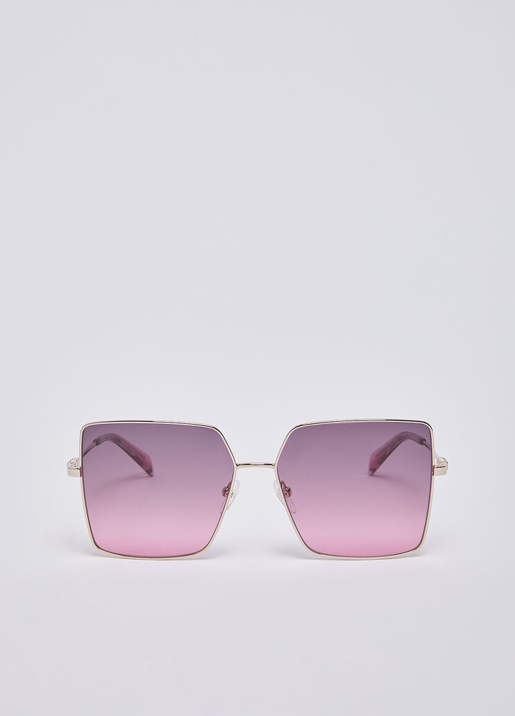 Occhiali da sole oversize squadrati rosa Liu Jo - medium