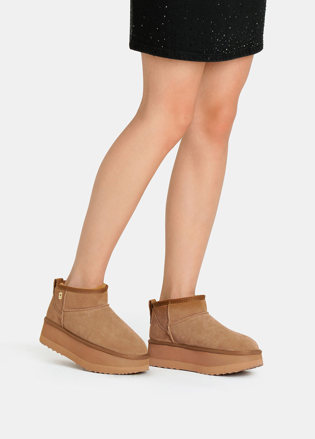 Warm platform ankle boots cognac Liu Jo - large image number 0