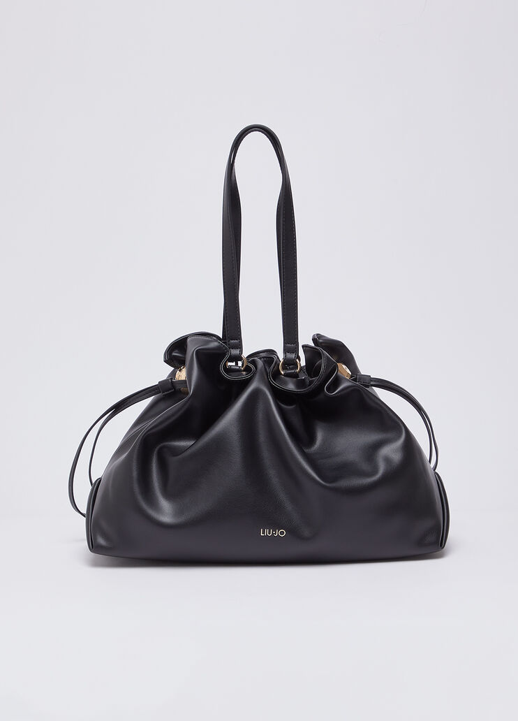 Sac port&eacute; &eacute;paule Riccy grand noir Liu Jo - medium