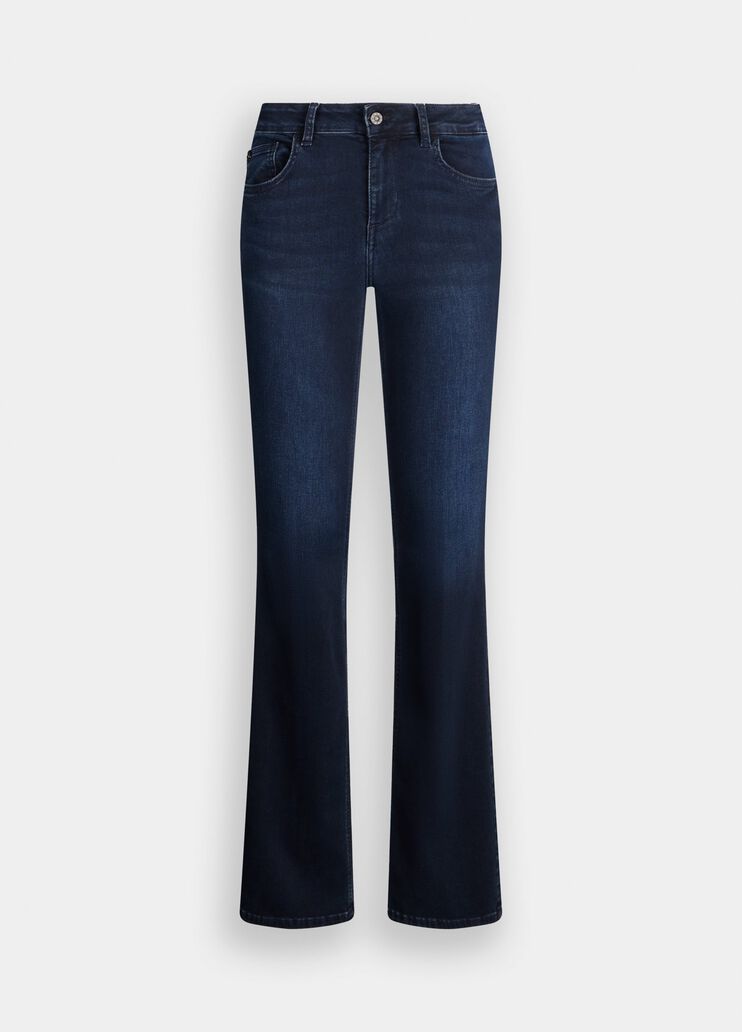 Bottom-Up-Jeans im Bootcut Denimblau Liu Jo - large image number 6