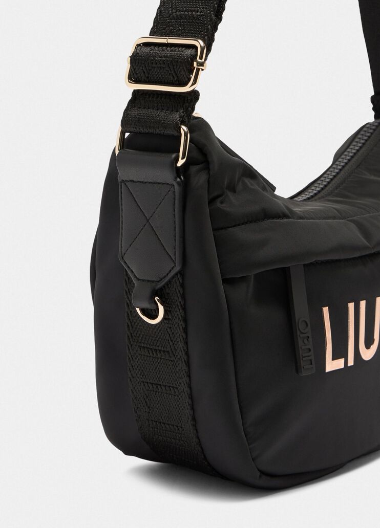 Medium nylon crossbody bag black Liu Jo - large image number 4