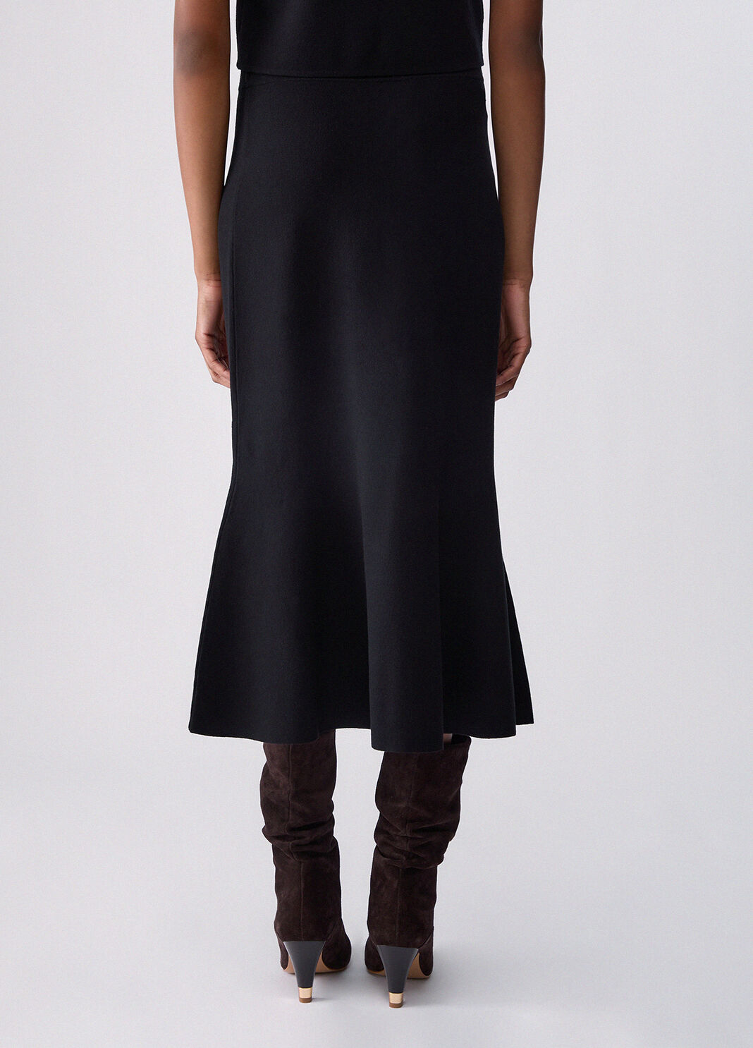 Strick-Midirock schwarz Liu Jo - large image number 1