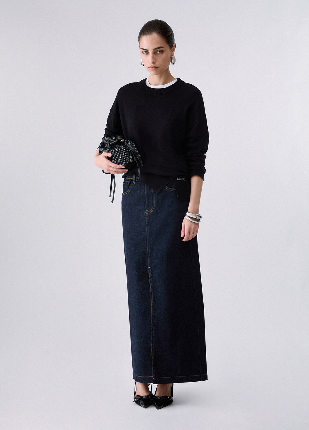 Wool Blend Sweater black Liu Jo - large image number 5