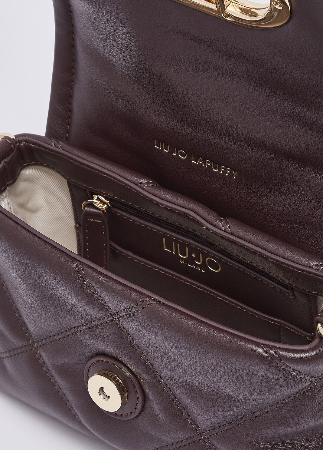 Sac LaPuffy Petit aubergine Liu Jo - large image number 6