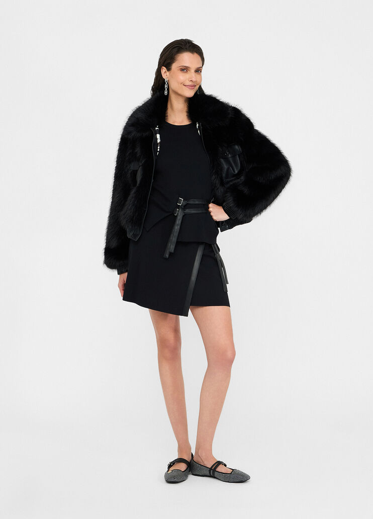Jacke aus Kunstpelz Schwarz Liu Jo - large image number 5 Jacke aus Kunstpelz Schwarz Liu Jo - large image number 5