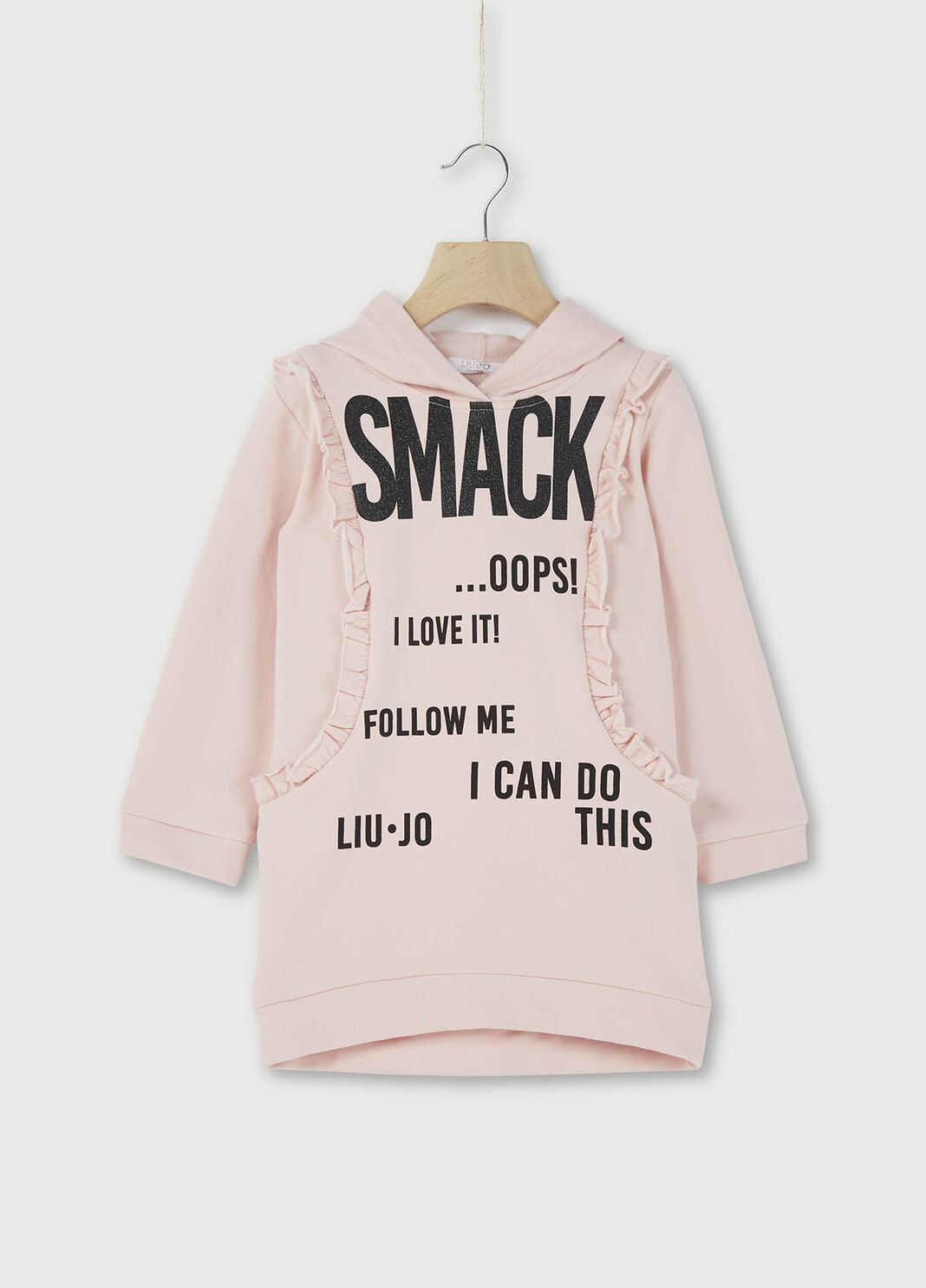 Plush dress with ruching Pink Liu Jo - large image number 0