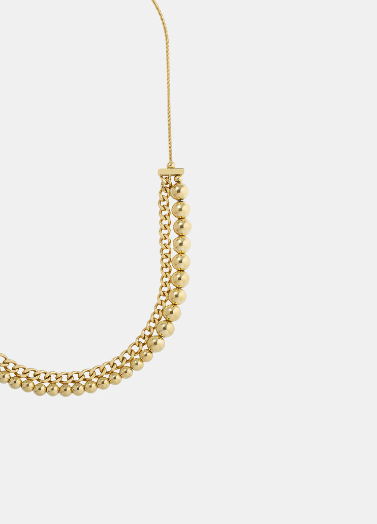 Necklace with metal beads gold Liu Jo - large image number 3