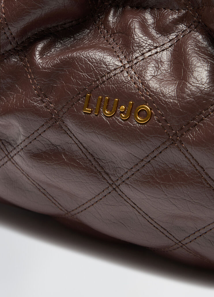 Small quilted bag dark brown Liu Jo - medium Small quilted bag dark brown Liu Jo - medium