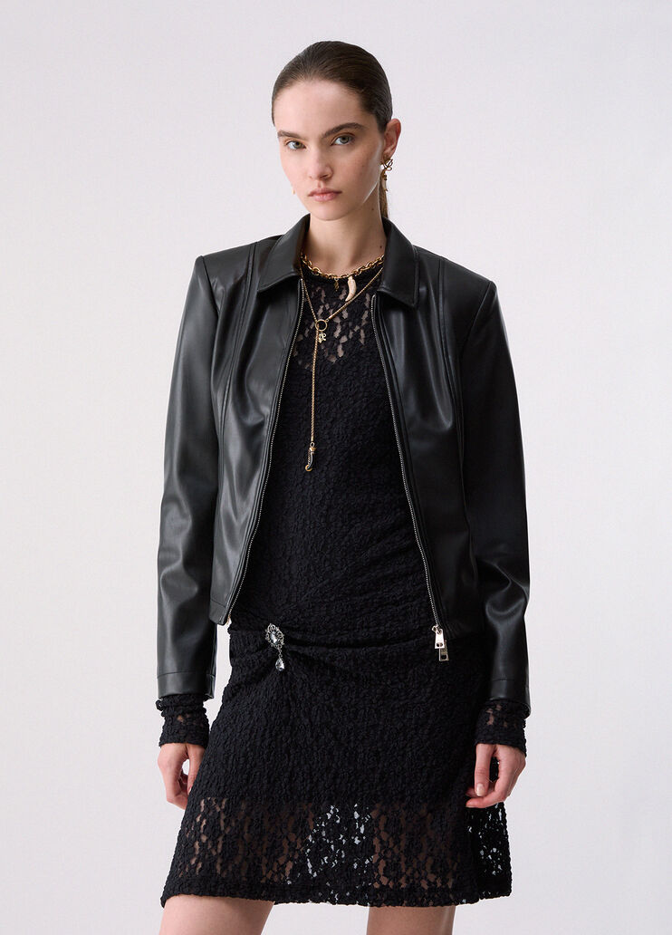 Jacket with Belt black Liu Jo - medium