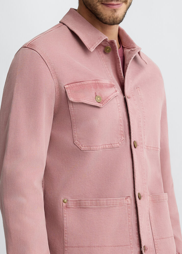 Pink denim field jacket raspberry Liu Jo - large image number 3 Pink denim field jacket raspberry Liu Jo - large image number 3