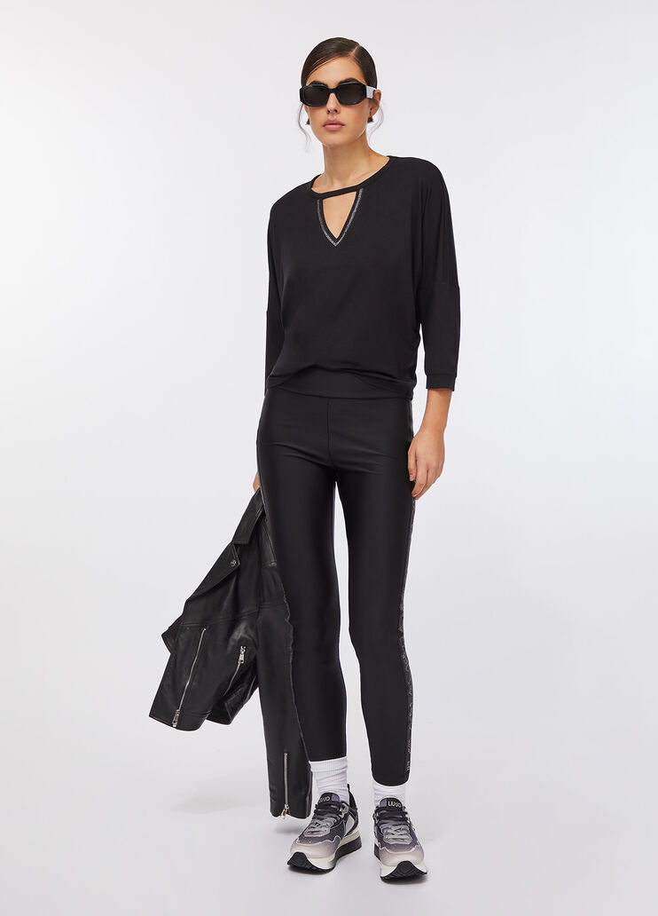 T-shirt Liu Jo Better noir Liu Jo - large image number 5